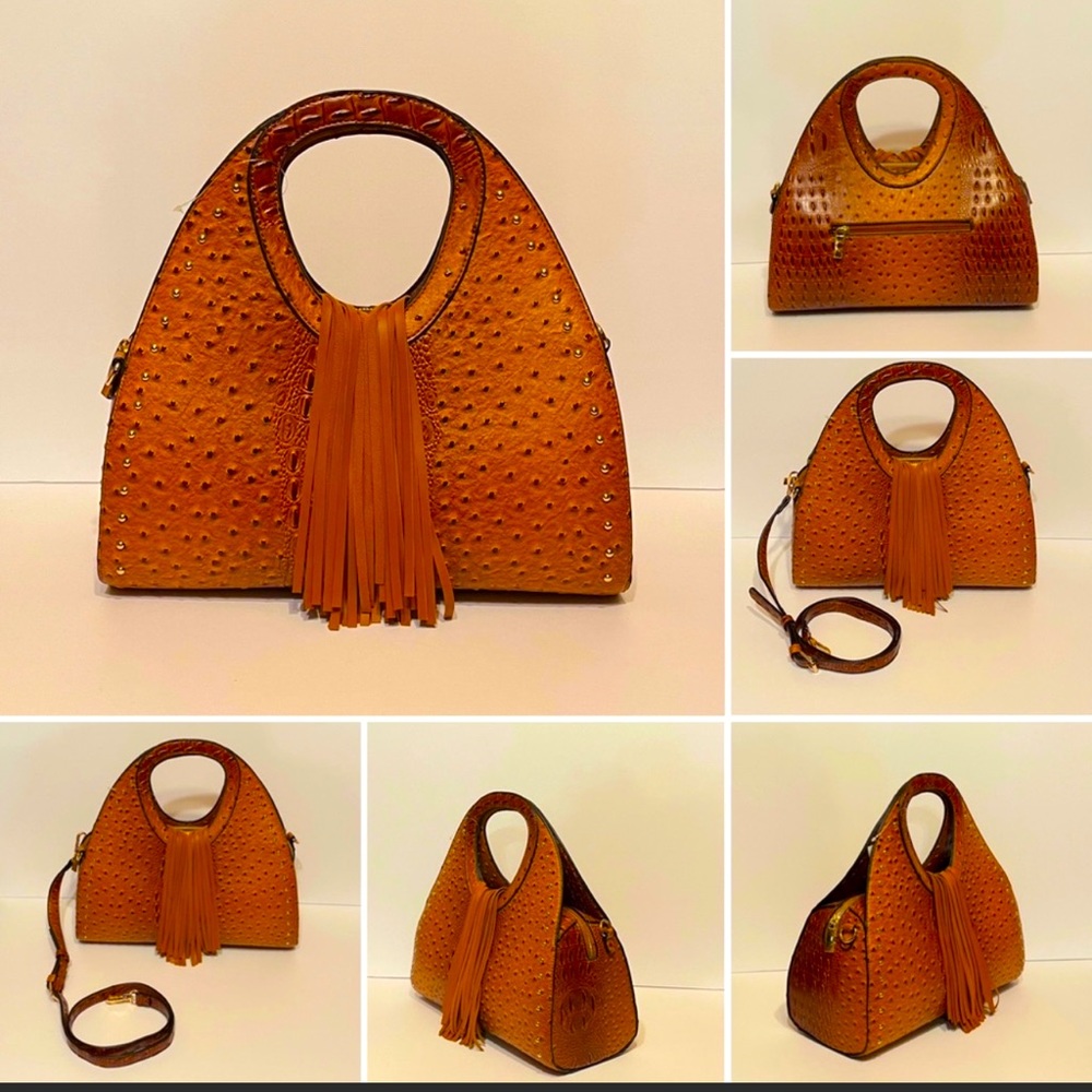 Ostrich Print Bag